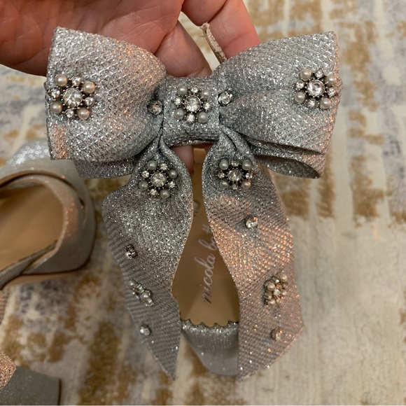 ANTONIO MELANI x Nicola Bathie Lila Bow Detail Platform Dress Sandals - Picture 6 of 13